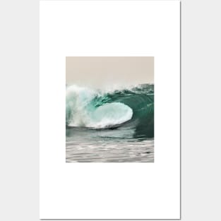 Ocean Blue Waves Posters and Art